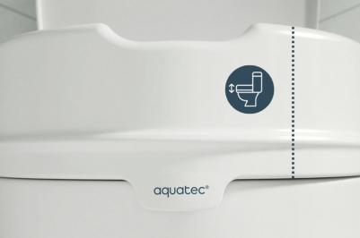 Aquatec Pure Cala - Optimale Sitzhöhe