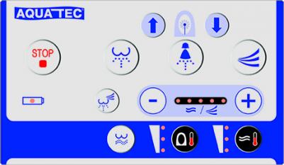 Toilettensitzerhöhung Aquatec Pure Bidet Detailansicht Fernbedienung