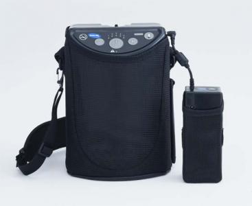 Mobiler Sauerstoffkonzentrator Invacare XPO2 mit Tasche