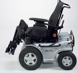 Elektrorollstuhl Invacare G50 (seitliche Ansicht) 