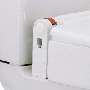 Toilettensitzerhöhung Aquatec 90000 Detailansicht Clipsystem 