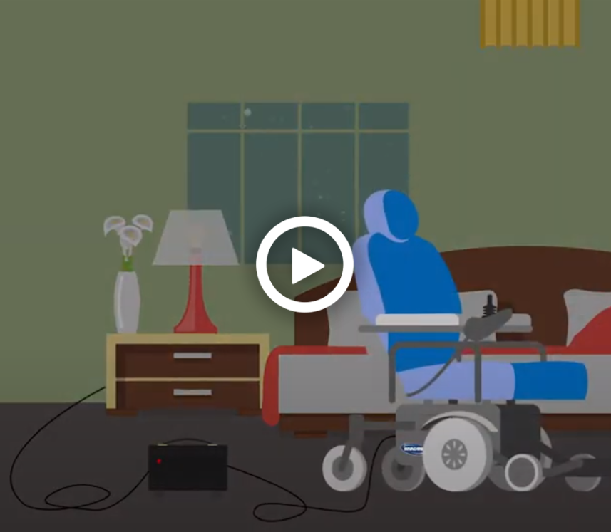 Batteriepflege E-Rollstuhl