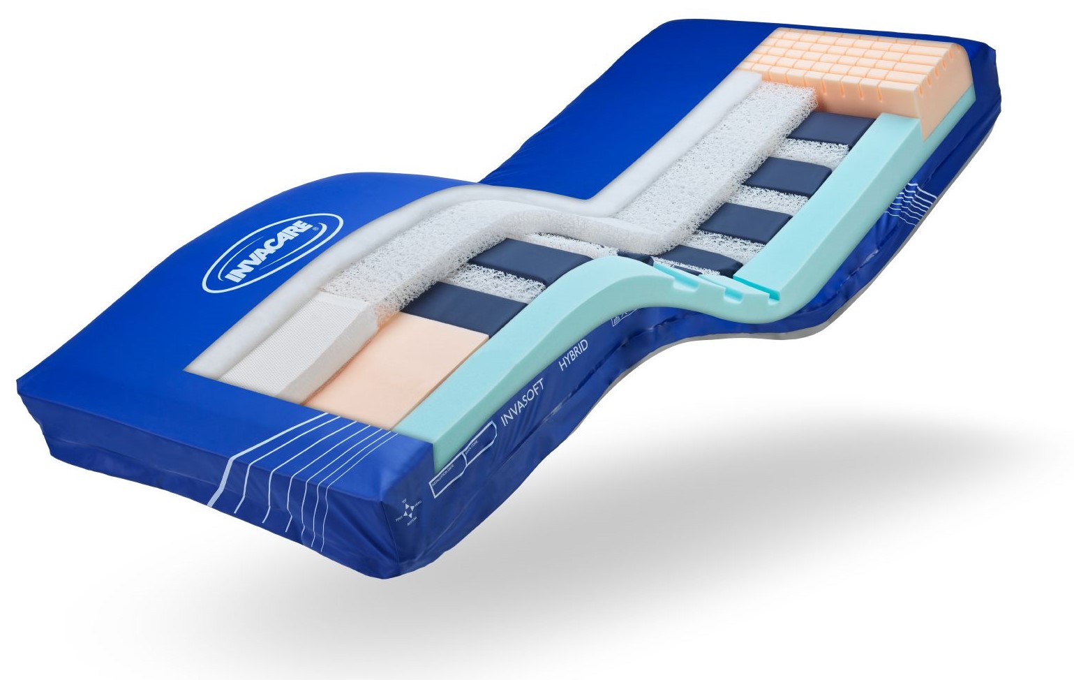 Invacare InvaSoft Hybrid Matratze für Pflegebett